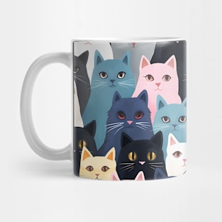 Colourful cat life Mug